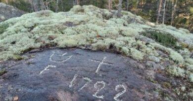 В Выборгском районе Ленобласти найден пограничный камень, разделявший Россию и Шведское королевство