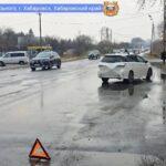 11-летнего школьника сбила на переходе иномарка в Хабаровске. Мальчик в больнице