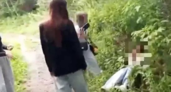 Фото: Соцсети / РИА Новости. Нападение подростков на 13-летнюю девочку в Партизанске Приморского края